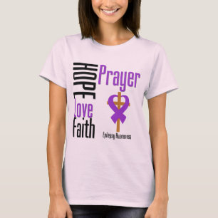 T-shirt Croix de prière de foi d'amour d'espoir