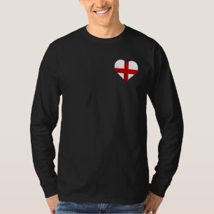 T-shirt Croix de Saint-Georges Angleterre Cœur Racines ang