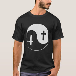 T-shirt Croix de Yin Yang