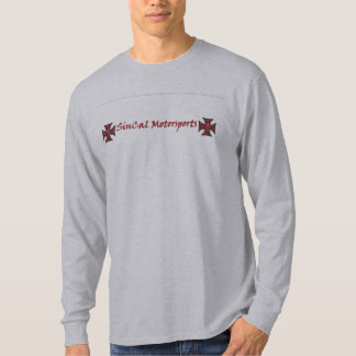 T-shirt Croix grise de crâne et de fer