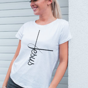 T-shirt Croix Jésus de Calligraphie