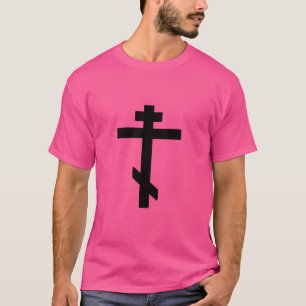 T-shirt Croix orthodoxe orientale Croix orthodoxe russe