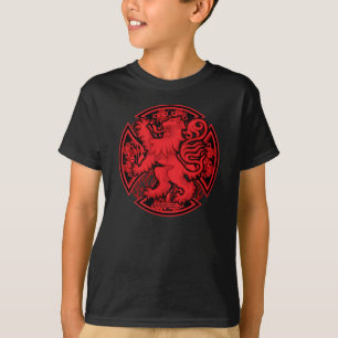 T-shirt Croix rouge écossaise de lion