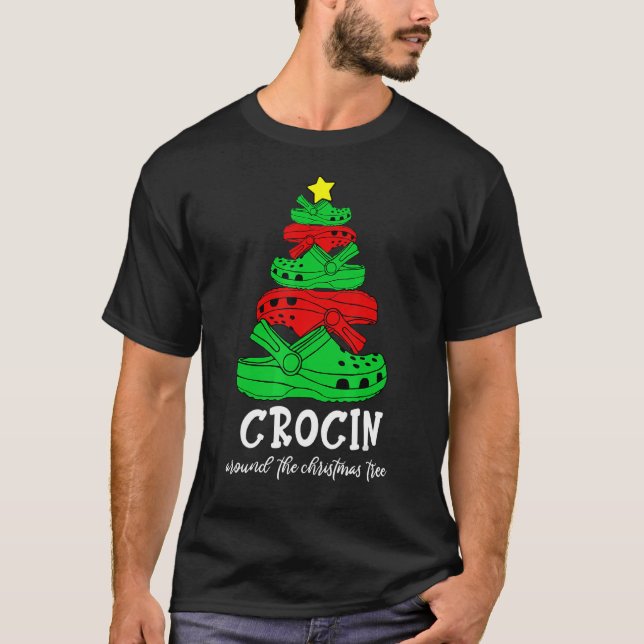 T-shirt Croquer Autour De L'Arbre De Noël (Devant)
