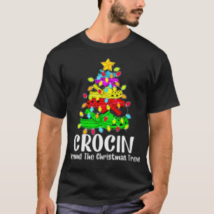 T-shirt Croquer Autour De L'Arbre De Noël Drôle Noël Chris