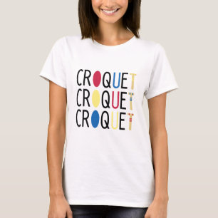 T-shirt Croquet mignon