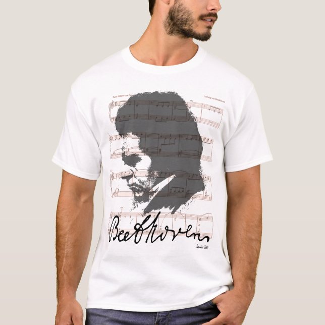 T-SHIRT CROQUIS DE BEETHOVEN (Devant)