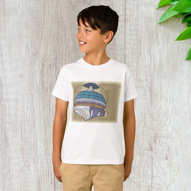 T-shirt Croquis de station spatiale (Créateur téléchargé)
