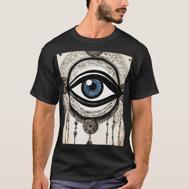 T-shirt Croquis de tatouage Dream Catcher - Inspiré par la (Devant)