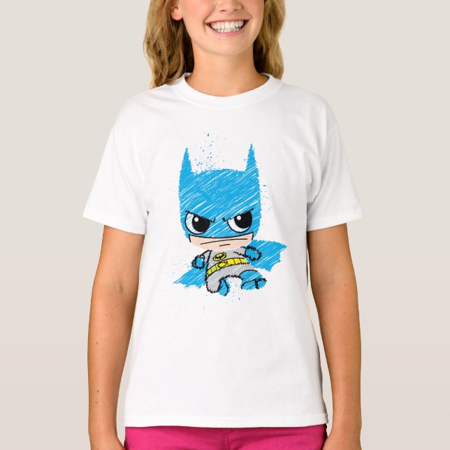 T-shirt Croquis Mini Batman (Devant)