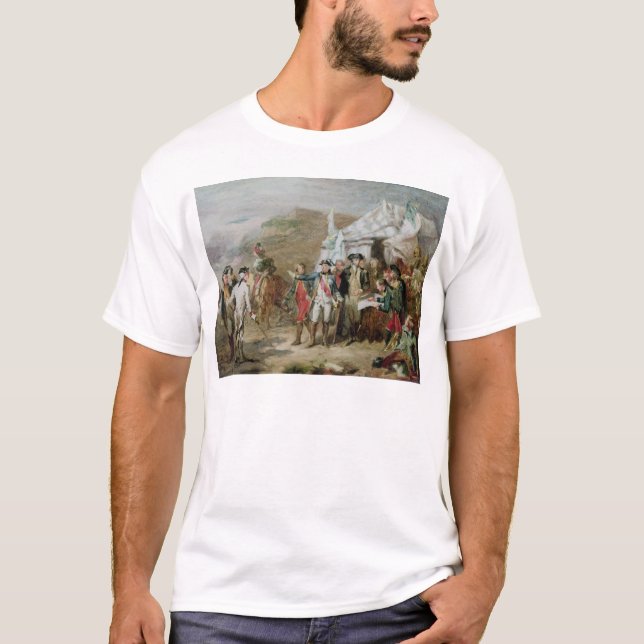 T-shirt Croquis pour la bataille de Yorktown (Devant)