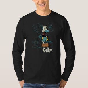 T-shirt Croquis Schématique Mugman Show Cuphead
