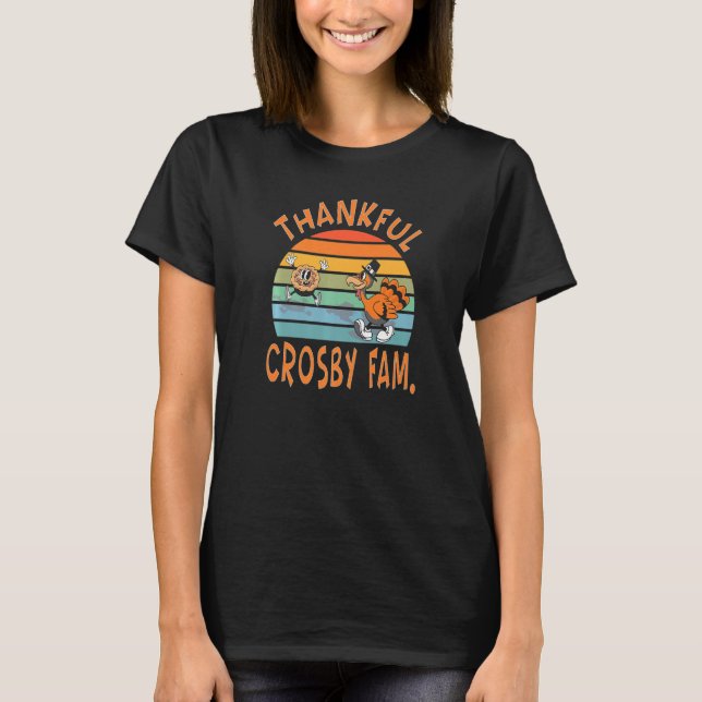 T-shirt Crosby Family  Thanksgiving Reunion Party (Devant)