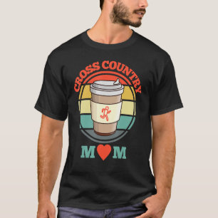 T-shirt Cross Country Maman de Runners et Café