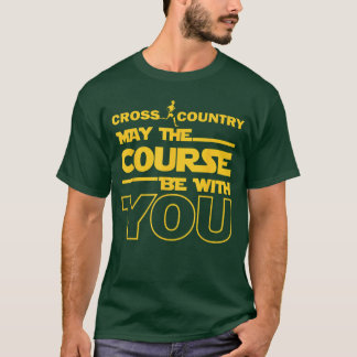T-shirt Cross Country Que le parcours soit avec toi coureu