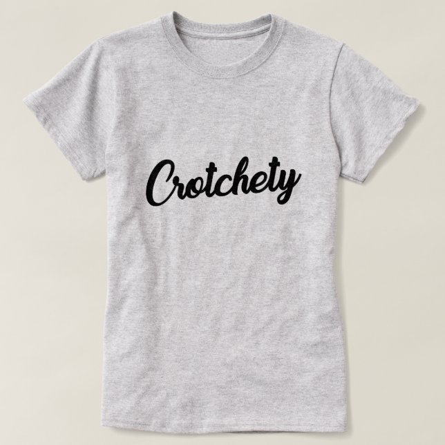T-SHIRT CROTCHETY (Design devant)