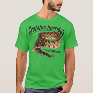 T-shirt Crotlesnake de bois Crotalus horridus