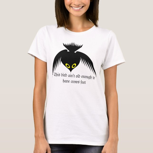 T-shirt Crow Ladies T Shirt (Devant)