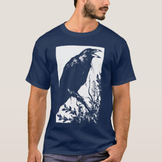 T-shirt Crow Weirdcore Goblincore Punk Goth Aesthetic Cree