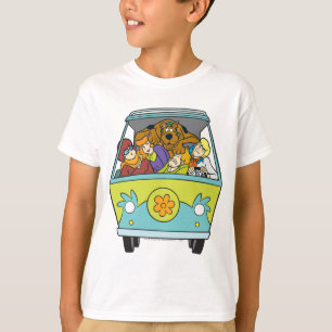 T-shirt Crowded In The Mystery Machine