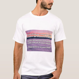 T-shirt Croyance Empath Citation d'encouragement positif