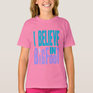 T-shirt Croyez en Bigfoot !