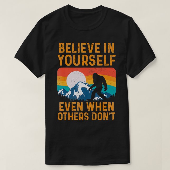 T-shirt Croyez En VotreFunny Motivational 3 (Design devant)
