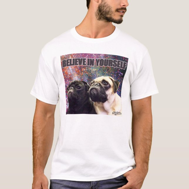 T-shirt "Croyez en vous-même !" Pièce en t molle (Devant)