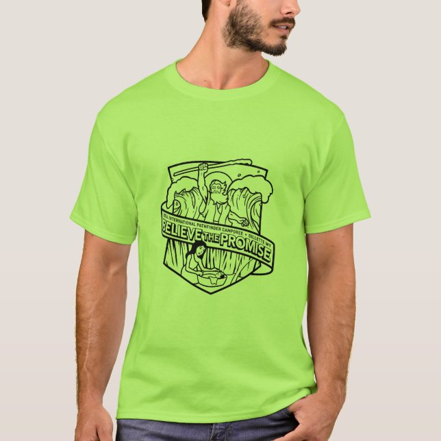 T-shirt Croyez la promesse 2024 Pathfinder Camporee (Devant)