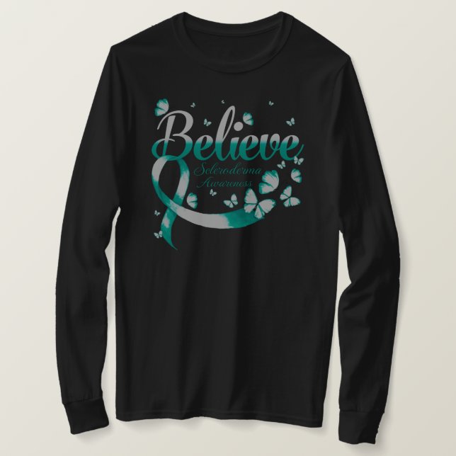 T-shirt Croyez le papillon SCLERODERMA (Design devant)