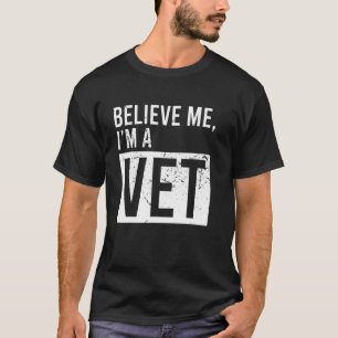 T-shirt Croyez-Moi Iu2019m A Vet Papa Maman Noël