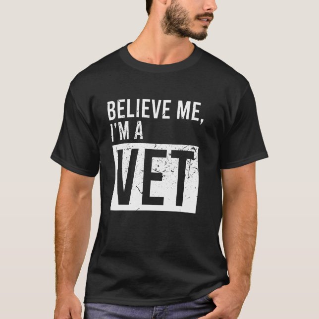 T-shirt Croyez-Moi Iu2019m A Vet Papa Maman Noël (Devant)