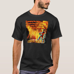 T-shirt CRPS/RSD vivant nos vies, combattant les flammes