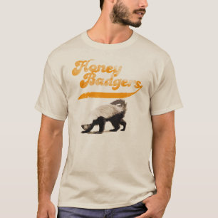 T-shirt Cru de blaireau de miel d'équipe