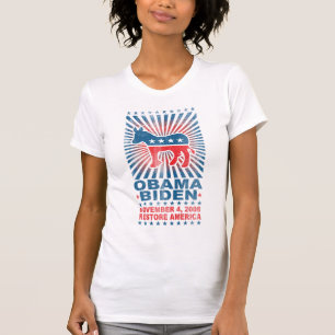 T-shirt Cru de l'Amérique de restauration