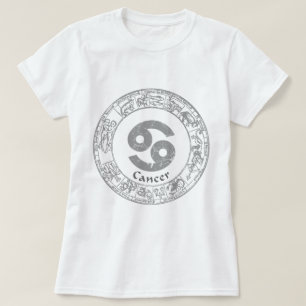 T-shirt Cru de signe de zodiaque de Cancer
