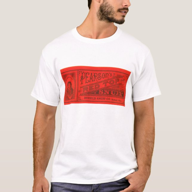 T-shirt Cru de tabac à priser de l'agrostide blanche de (Devant)