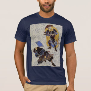 T-shirt Cru - guerriers japonais