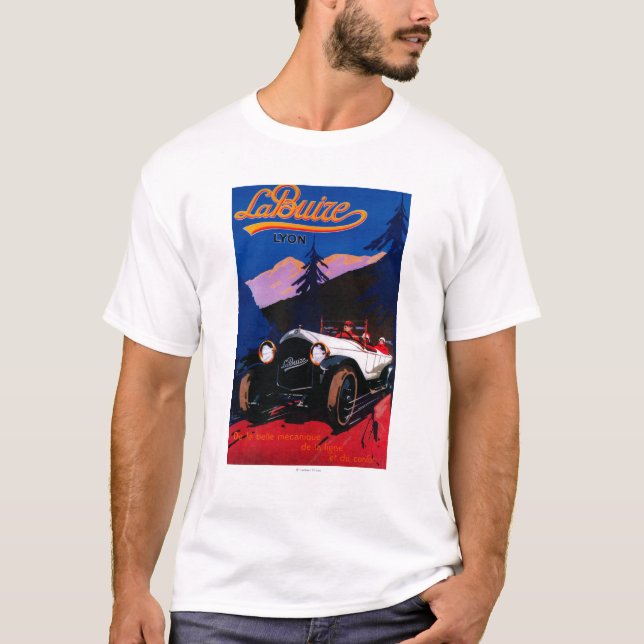 T-shirt Cru PosterEurope de Buize Lyon de La (Devant)