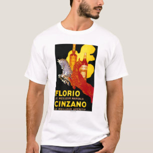 T-shirt Cru PosterEurope de Florio Cinzano