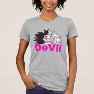 T-shirt Cruela de Vil  Dans une rage