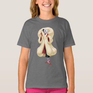 T-shirt Cruella de Vil Fourrure à la mode