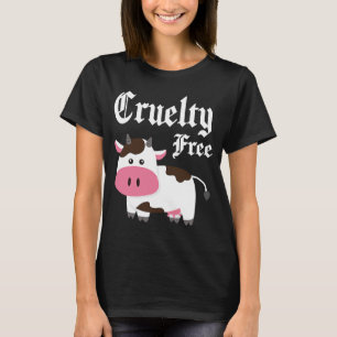 T-shirt Cruelty Free Go Vegan & Stop Killing Animaux