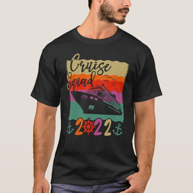 T-shirt Cruise Squad 2022 Matching Family Group With Ancho (Devant)