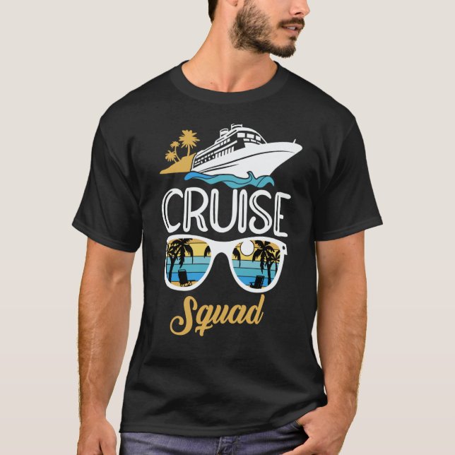T-shirt Cruise Squad Family Matching Cruise Trip Vacation  (Devant)