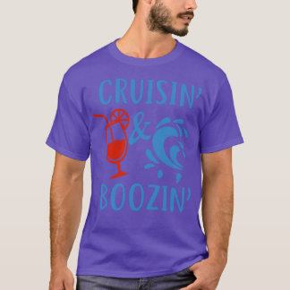 T-shirt Cruisin Et Boozin Funny Cruise Ship Cruise Dragon
