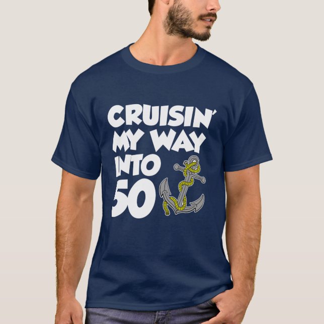 T-shirt Cruisin ma manière dans 50 (SUR l'OBSCURITÉ) (Devant)