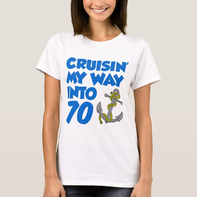 T-shirt Cruisin ma manière dans 70 (Devant)