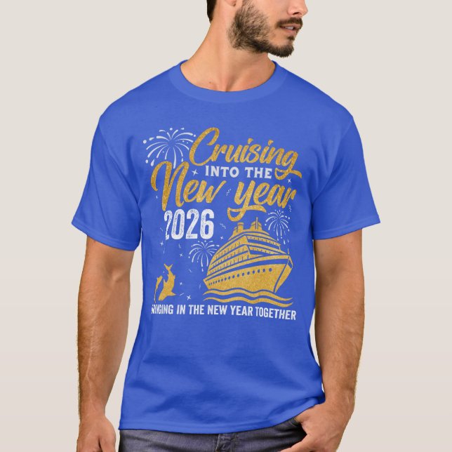 T-shirt Cruising Into 2026 New Years Matching Family Cruis (Devant)
