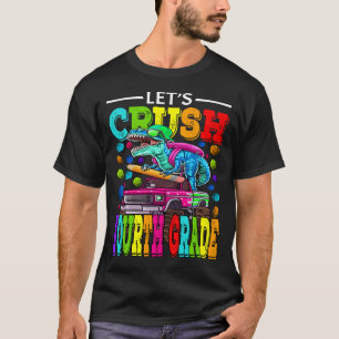T-shirt Crush 4e année Monster Camion Dinosaur Ba